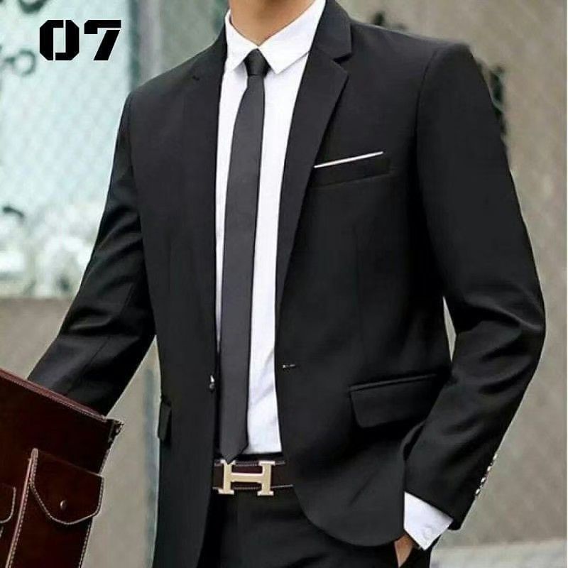 jaket jas pria/jaket jas/jas pria terbaru/jas black