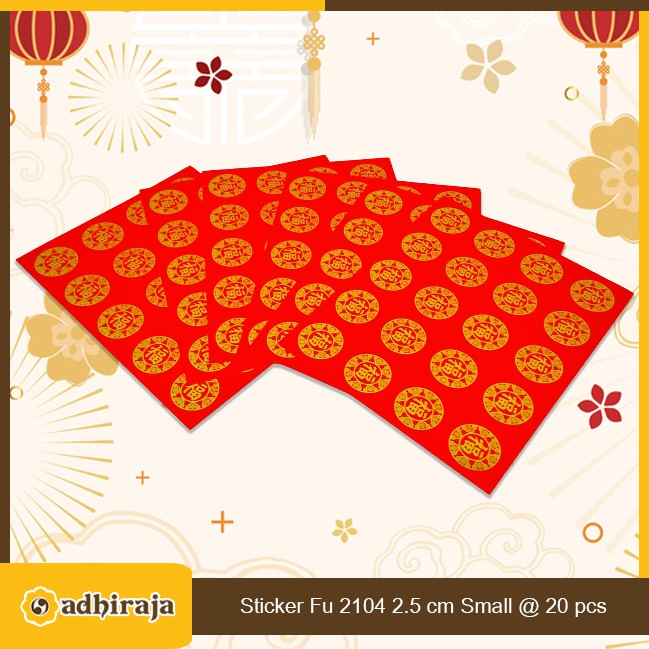 

Sticker Fu Hoki Rejeki Ukuran Small 2104 2.5 cm @ 20 pcs