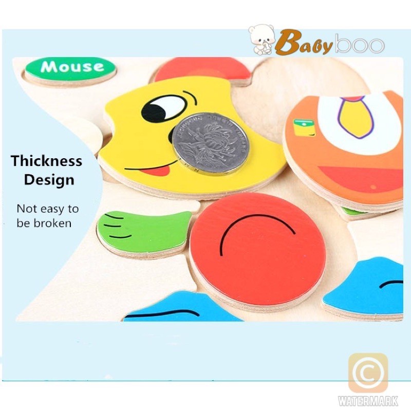 Edufuntoys puzzel anak mainan puzzle kayu