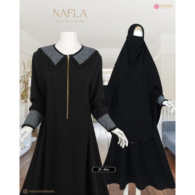 Nafla Jetblack By Nacita Gamis set Syar'i