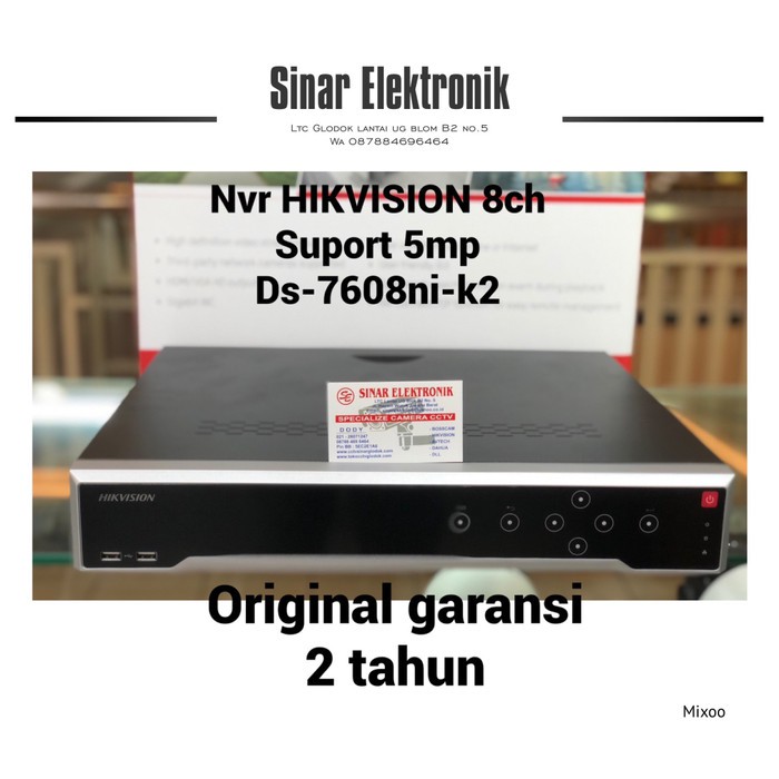 NVR HIKVISION 8ch DS7608NI-k2