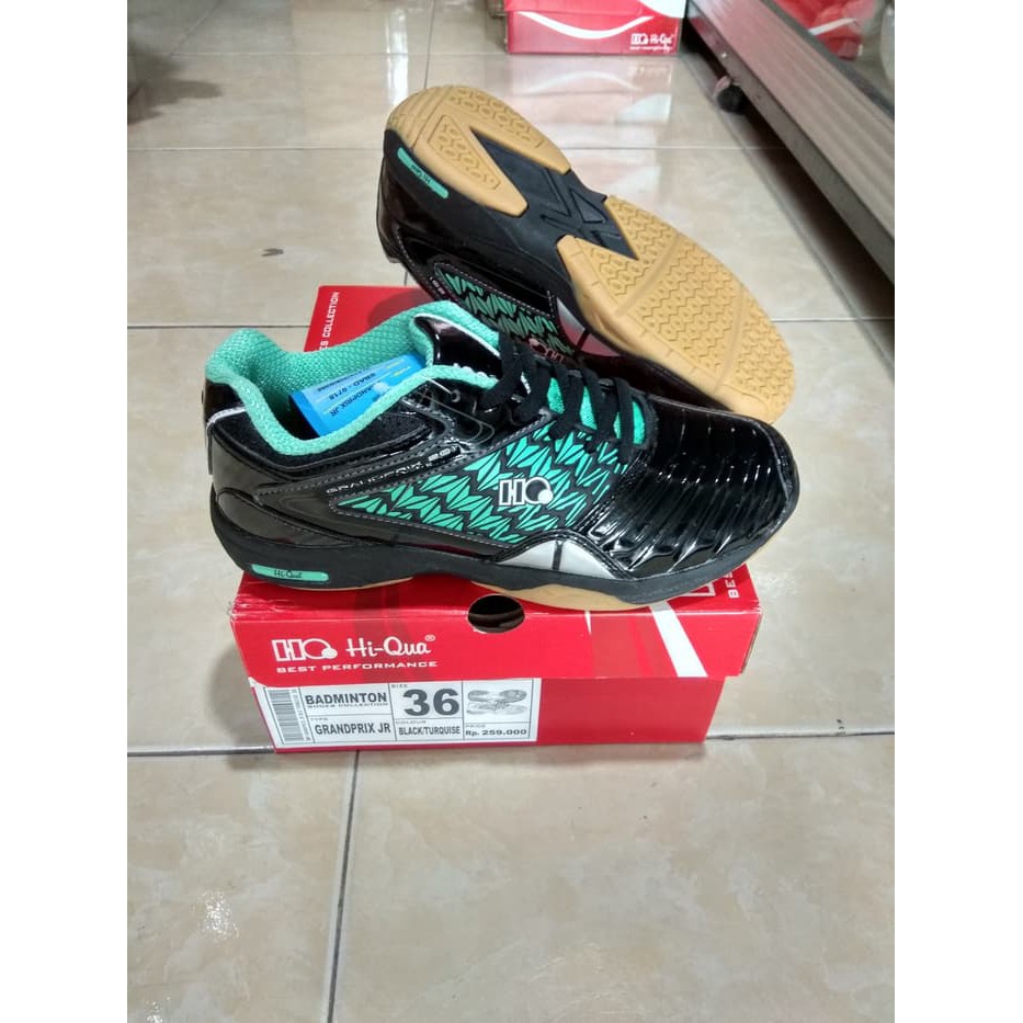 Sepatu badminton anak original hi-qua grandprik