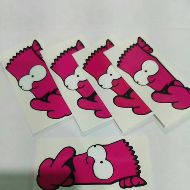 

Stiker Simpsons fuck pink