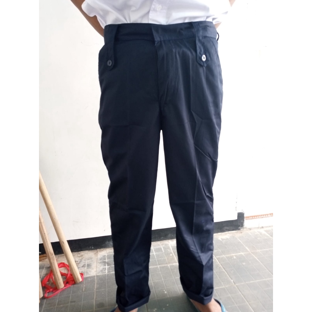 KA Celana PDH Security Satpam FKPPI Celana HARIAN Pramuka PMR Hitam Celana Polisi Coklat
