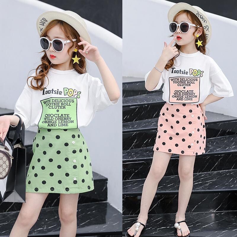LadiesKids SETELAN ROK POPS IMPORT BANGKOK ANAK UMUR 5-8 TAHUN / Fashion Anak / Setelan Rok Termurah