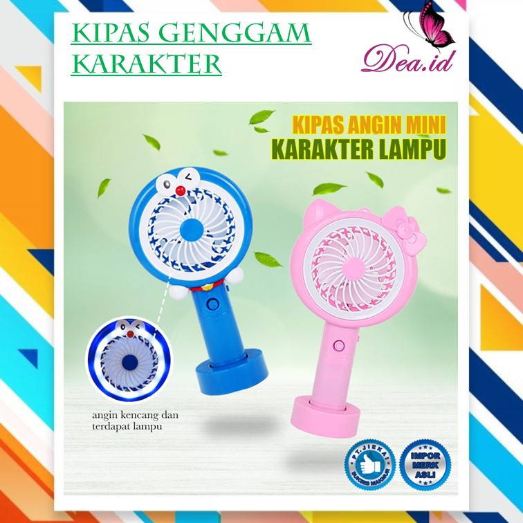 [DEASTORE] [EQUIPMENT] KIPAS GENGGAM PORTABEL - KIPAS MEJA - KIPAS KARAKTER