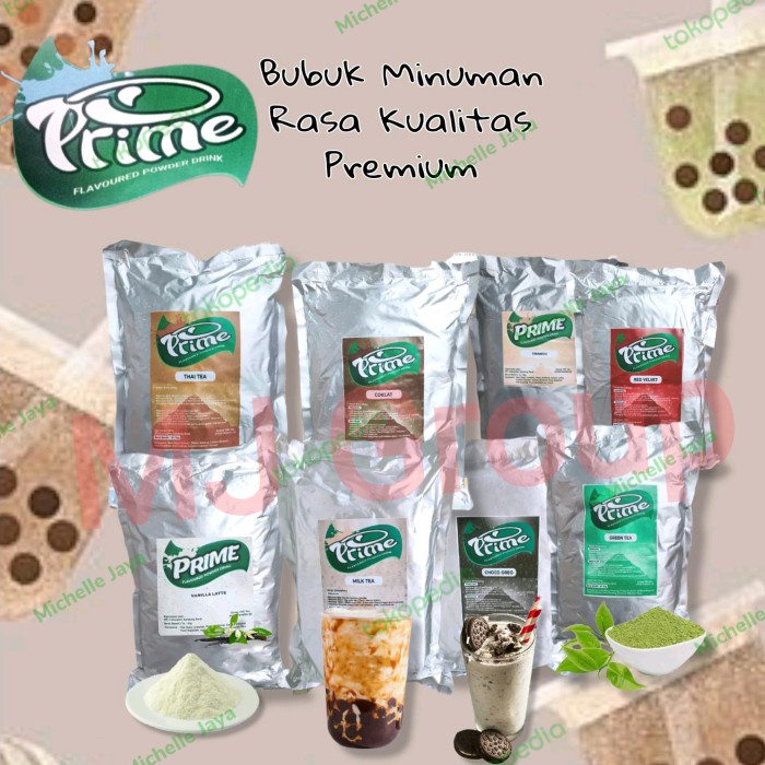 

DISKON - (BISA COD) Prime Bubuk Minuman Premium 1Kg / Bubuk Minuman Kekinian Aneka Rasa