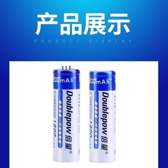Baterai AA A2 Batre Cas Rechargable Battery Charge 1200mAh Per Pcs