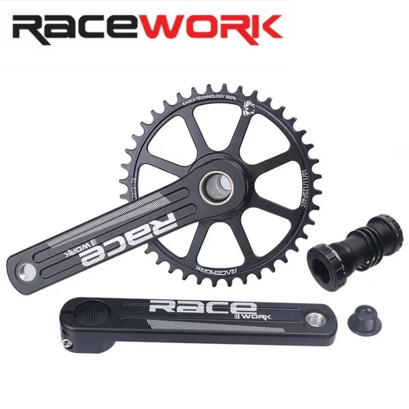 Crankset Racework for Gravel 10-11-12 Speed Chainring 40T GXP Arm 170 mm not GrX Rival Apex FSA Forc