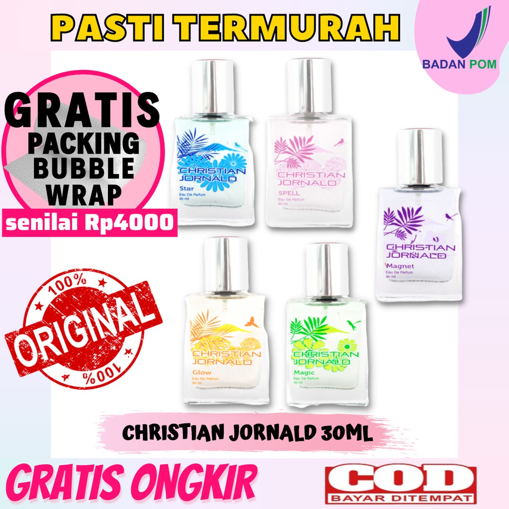 Parfum Wanita Christian Jornald 30ml Eau De Parfum Minyak Wangi Farfum Wanita Cewek Perempuan Wangi 