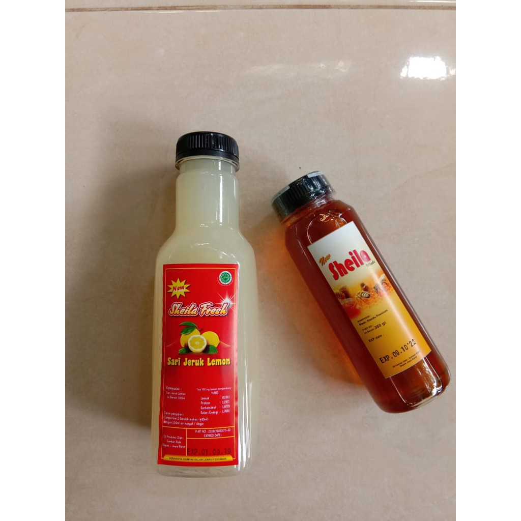 

BeeStore Paket Sehat - Sari Lemon Sheila Fresh 500ml dan Madu Sheila 350ml - 2 botol