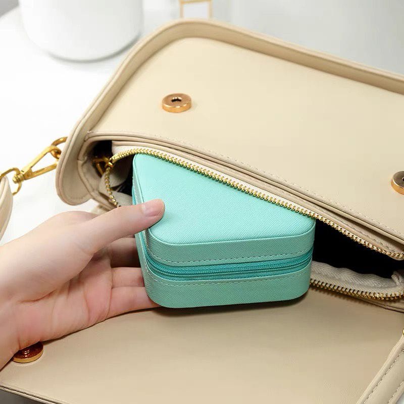 (COD) Kotak Perhiasan Aksesoris Fashion Accessories Portable Box Travel MALLSHOPPING