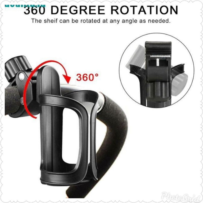 Stroller Cup Holder Universal Bike Gantungan Botol Air Sepeda 360