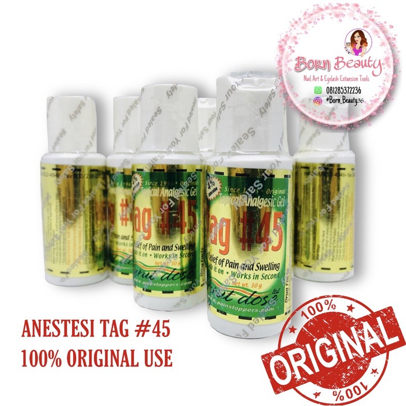 

ANESTESI TAG #45 GEL ORIGINAL USE 30ml