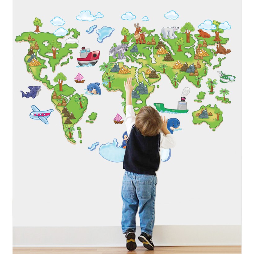 Dinding Stiker Transparan / Wall Sticker / (60x90cm) B01 TKM