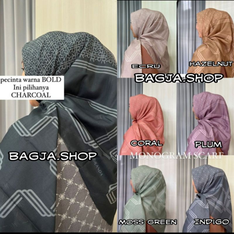 New Ria Miranda Monogram Scarf Knit Series Ria Miranda Spring 2022