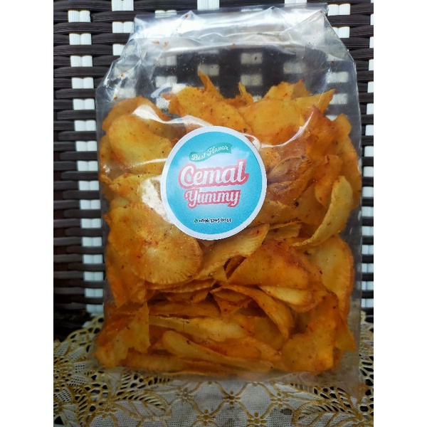 

kripik singkong pedas