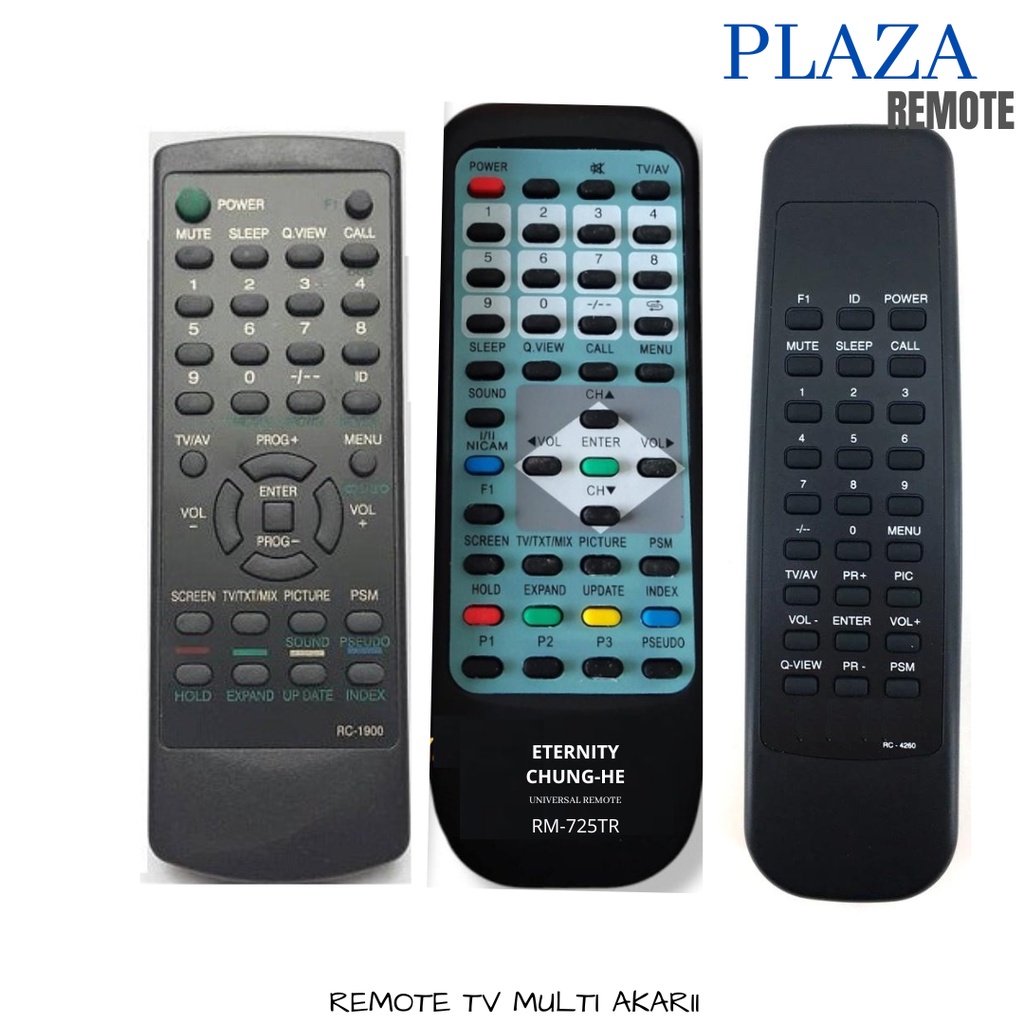 REMOTE TV AKARI TV MULTIFUNGSI LANGSUNG PAKAI TANPA SETTING