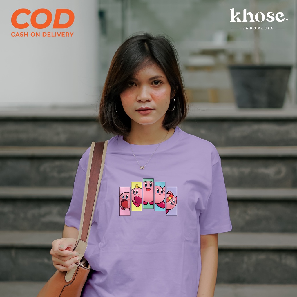 Khose Kaos KIRBY Kode M-03 / Kaos Oversize Couple