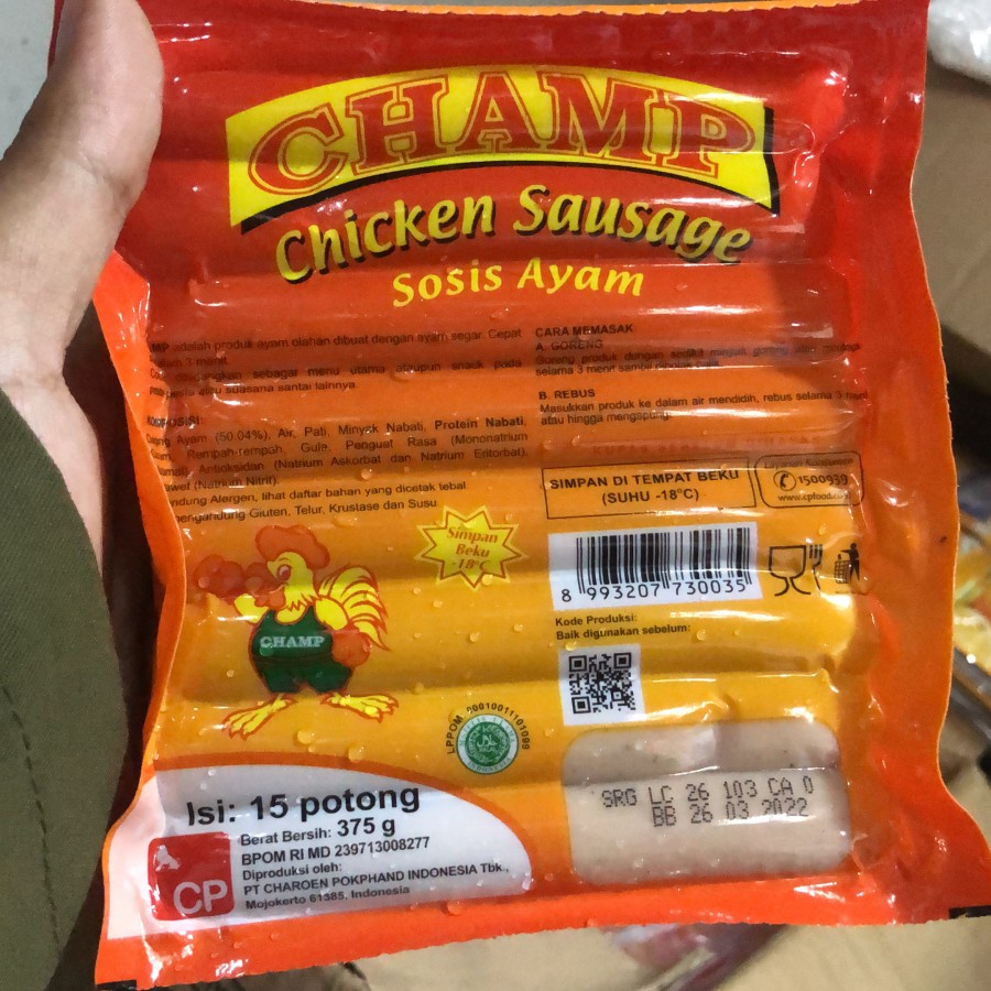 

champ sosis ayam 375 gr