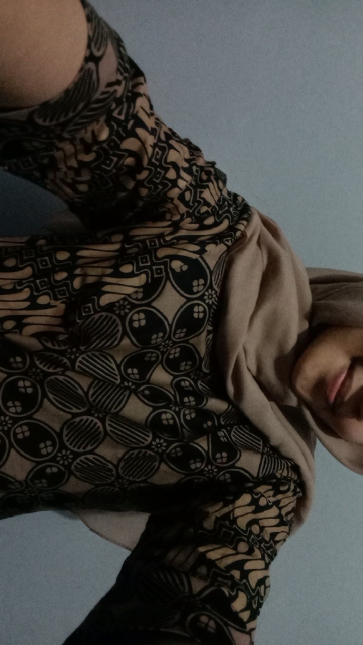 Tey-17 Batik Wanita Asj Sa Hrb026 Kenongo Kemeja Tosca Pendek