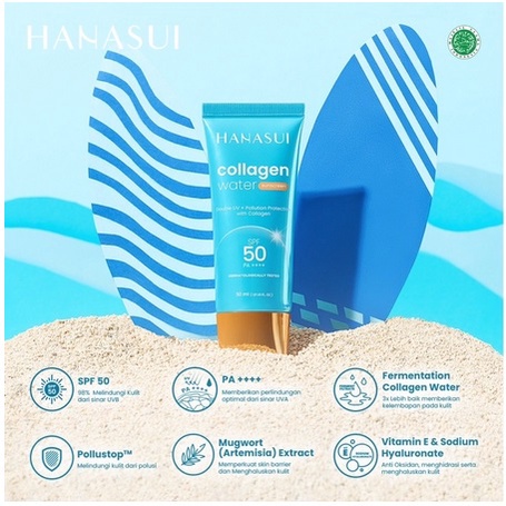 ❤️ MEMEY ❤️ HANASUI Collagen Water Sunscreen Spf 50 | Spf 30 30ml