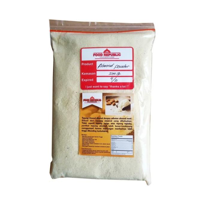 

KACANG ALMOND GROUND - BUBUK - POWDER 1 KG HALAL IMPORT USA PREMIUM