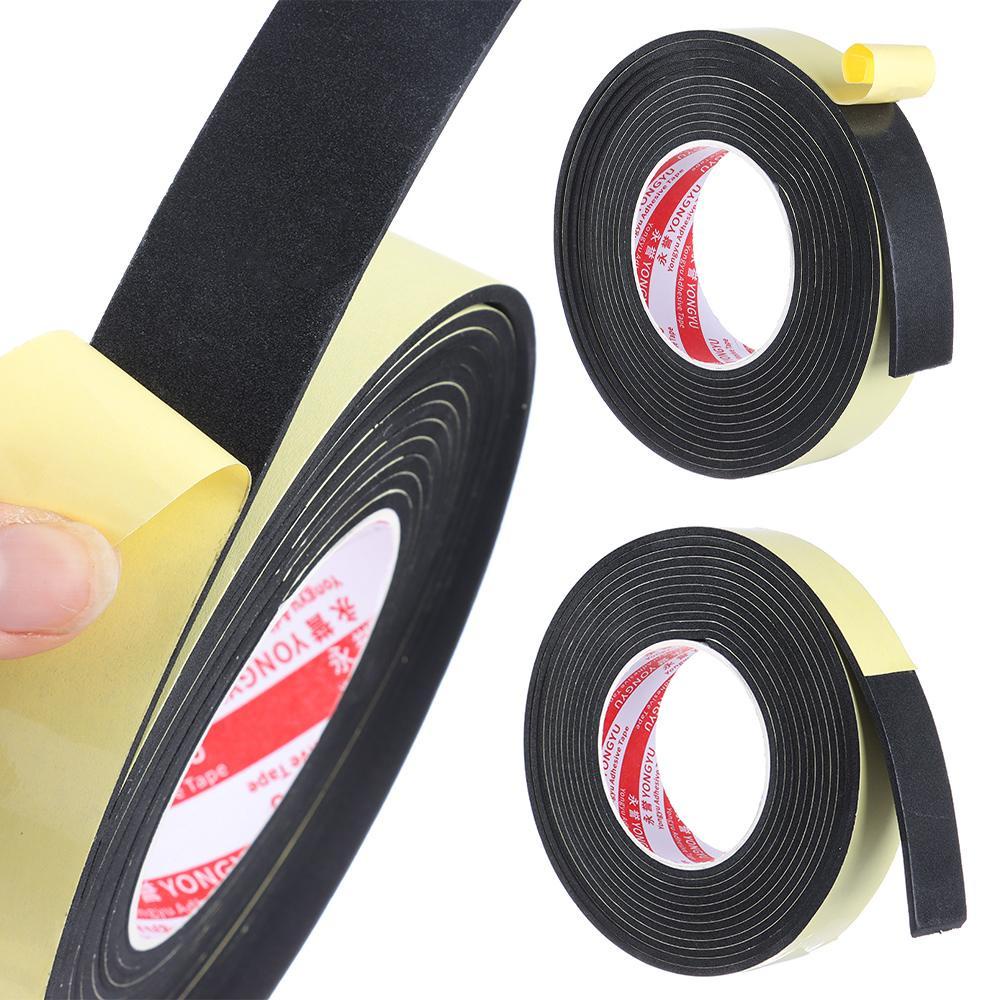 Nanas 1pcs Seal Strip Kamar Mandi Perbaikan Rumah Jendela Pintu Weather Stripping Tahan Air Karet Strip Tape