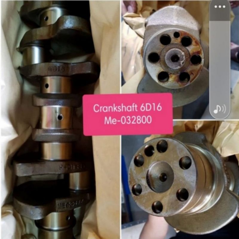 KRUK AS 6D16 ATAU CRANKSHAFT 6D16