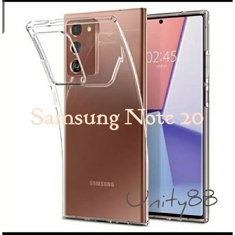 CASE Samsung A81 Note 10 lite / M60s  Note 20 2.0mm ULTRA CLEAR case Note20 2020 TPU HD Softcase Casing Hp Terbaru Transparan