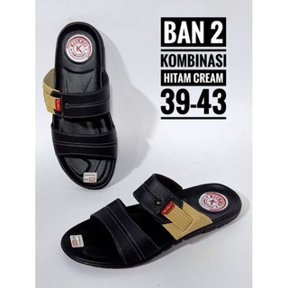  PROMO 10 10 ORIGINAL SANDAL  KULIT KICKERS  KOMBINASI BAN 