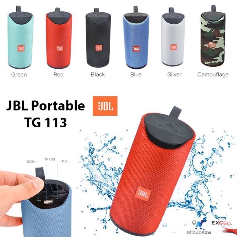Speaker Bluetooth JBL TG113 Music Box Speaker Bluetooth Wireless Portable Extra Bass