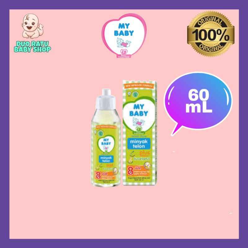 MY BABY Minyak Telon 60mL, 90mL dan 150mL 8 Jam Anti Nyamuk