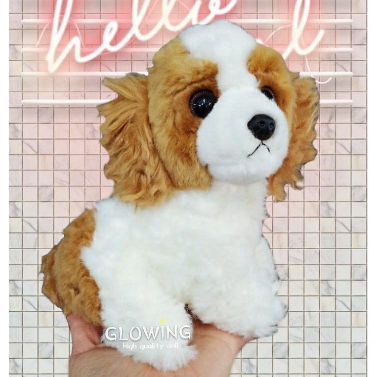 Boneka Anjing Cavalier Spaniel 25cm