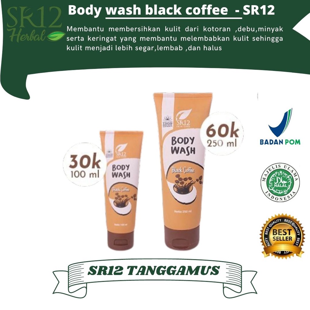 SR12 Body wash coffe