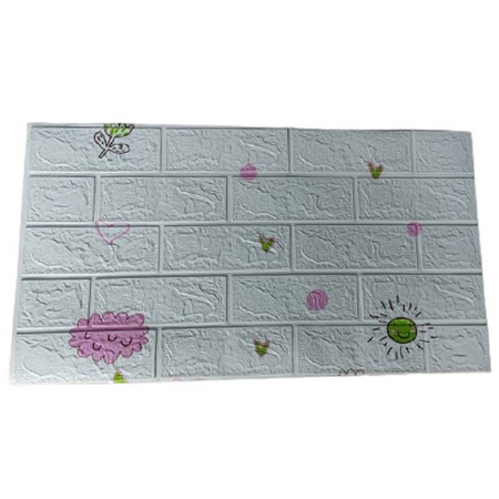 (PROMO) Jakarta_Aksesoris Wallpaper Dinding Foam 3D Motif Batu Bata / Walpaper Dinding Foam High Quality (COD)-BATA BALON