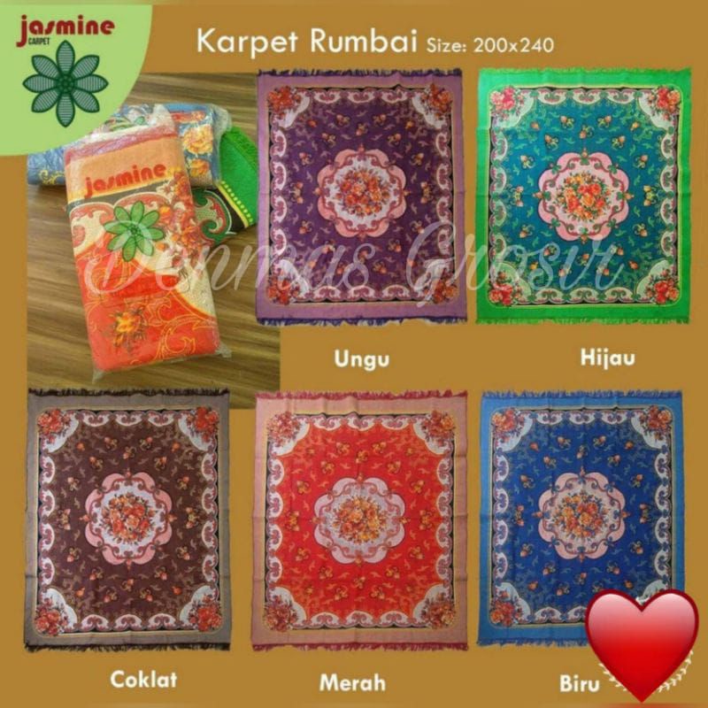 (COD) Karpet Hambal Jaguar Jumbo / Karpet JUMBO 200x240cm / Tikar Lantai