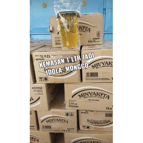 Minyak curah Milik Kita 1 liter pouch