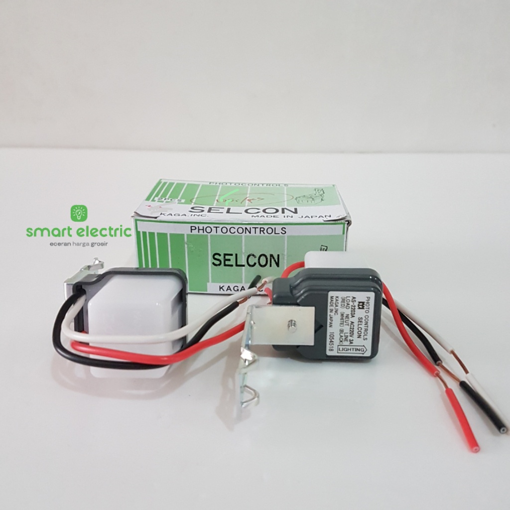 Selcon Photocell Sensor Cahaya Lampu Otomatis Hidup Mati Fotosel 3A/6A