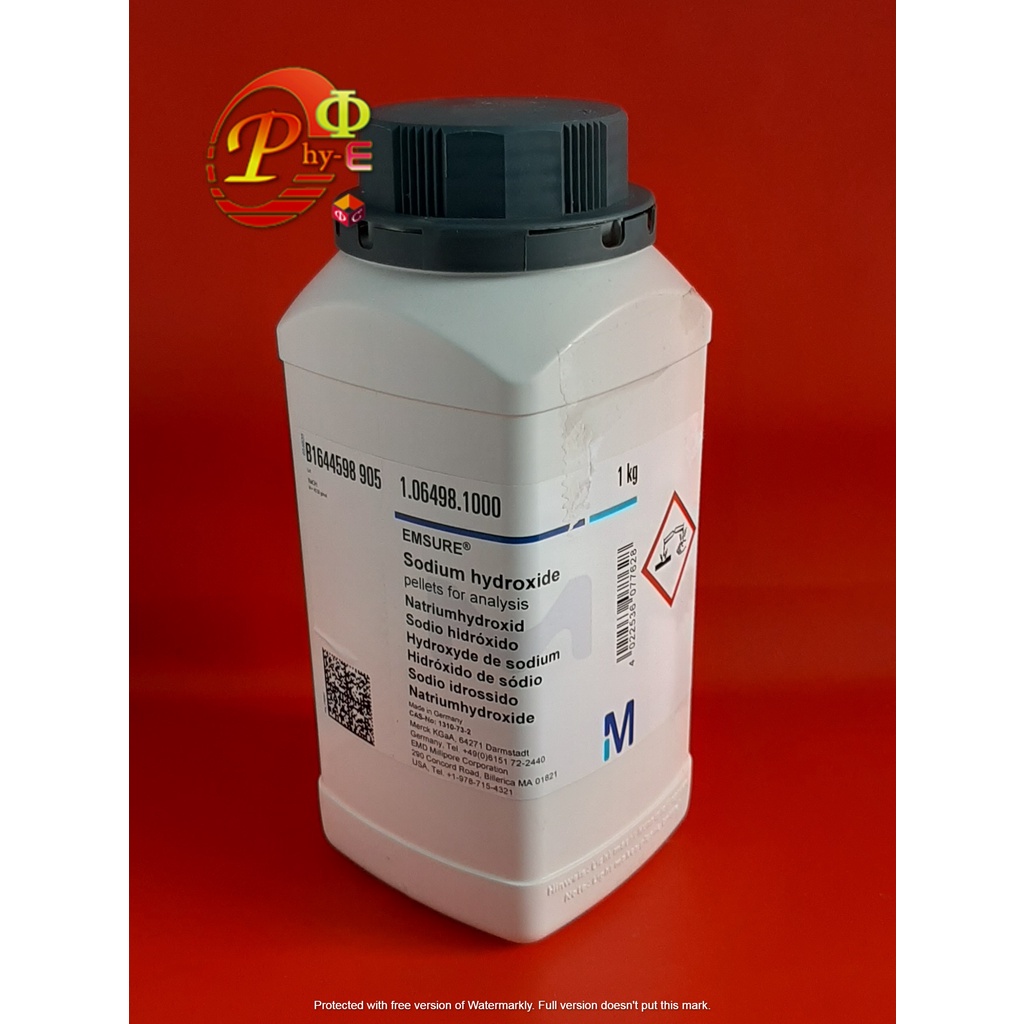 Naoh Analis MERCK / Sodium Hidroksida MERCK / ECER Per 10 Gram