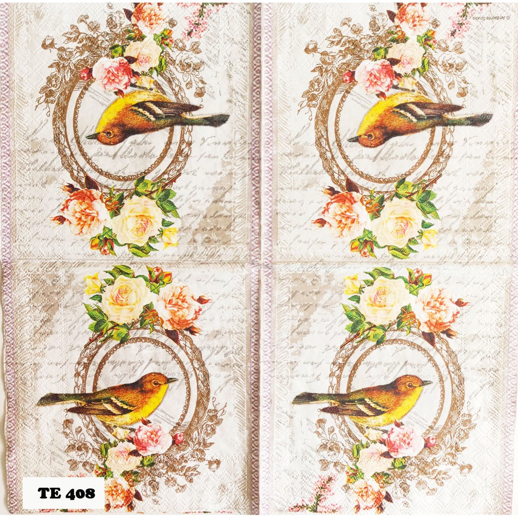 TISU DECOUPAGE EROPAH 33X33 CM TE 408  TTS