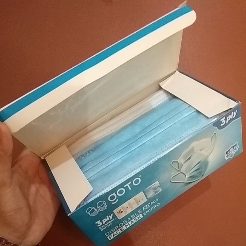 Masker Goto Hardware 3ply isi 50pcs