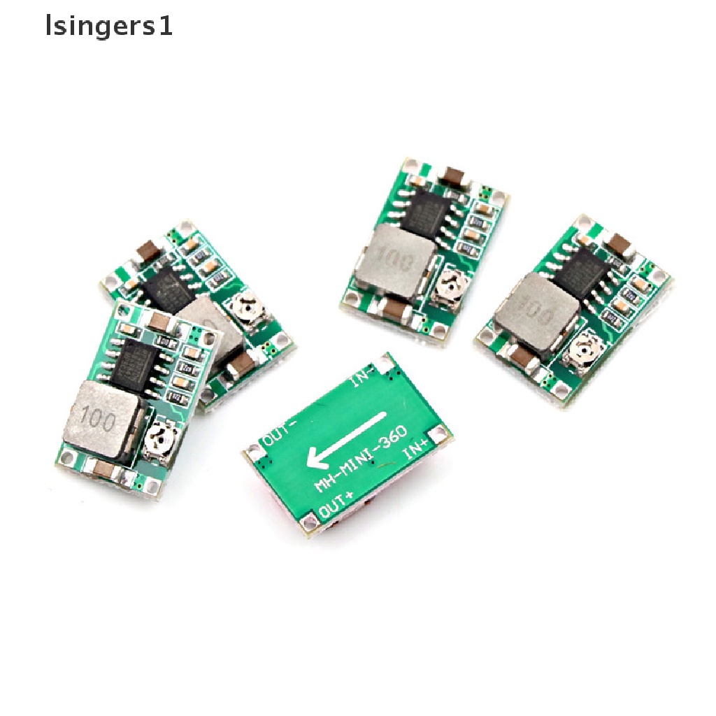 (lsingers1) 5pcs / set Konverter Step Down Power Supply Mini 3A DC Pengganti LM2596