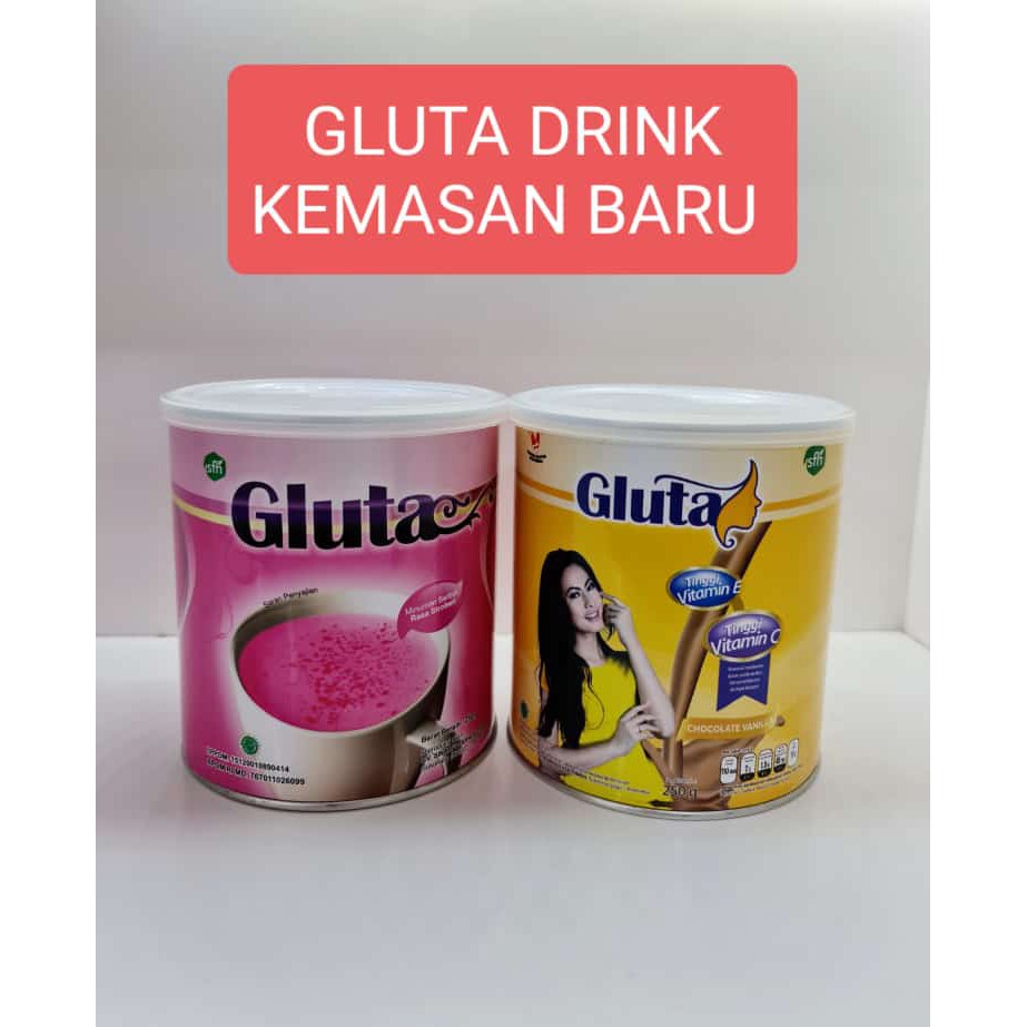 Susu Pemutih Kulit Badan - Suplemen Kolagen Whitening Skin Gluta Drink Semua Rasa