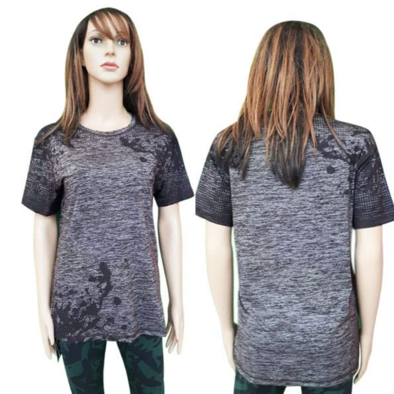 Kaos oblong print wanita (Exs thailand)