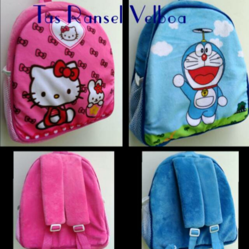 Tas Ransel Anak- Tas Sekolah Paud/ TK- Tas Hello Kitty- Tas Doraemon- Kado ultah Anak - Hadiah ultah