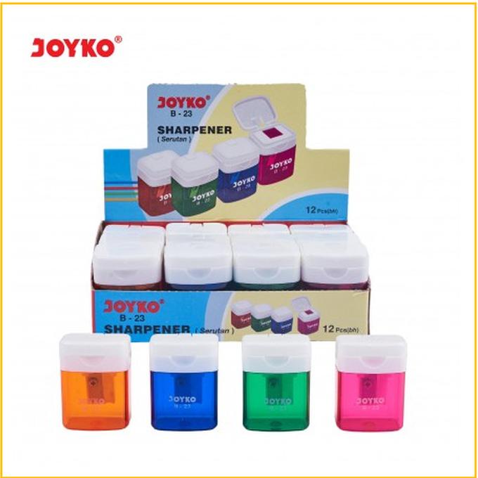 

Produk Unggulan] Joyko Rautan Pensil Peruncing Serutan Tangan Sharpener B-23 B23 ATK