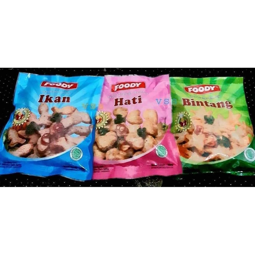 FOODY OLAHAN IKAN TEMPURA IKAN BINTANG HATI 500 GR GRAM 500GR 500GRAM
