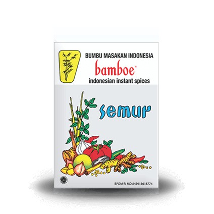 

Bumbu Instan Bamboe Lengkap Semur, Tanpa Extract, Essence & Pewarna Buatan