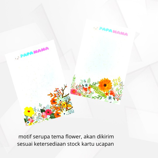 Papamama - kartu ucapan untuk kado